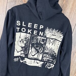 Sleep Token Band Hoodie Black Graphic Size Medium 2024 Take Me Back to Eden